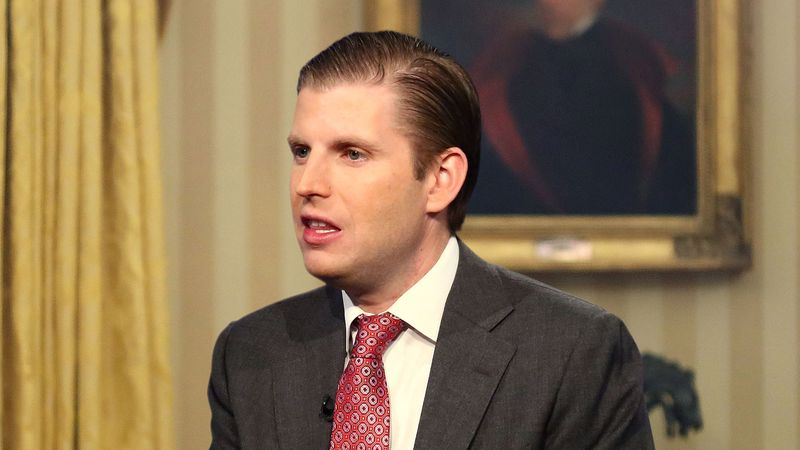 Illustration for article titled Eric Trump Scolds Father That He Mustn’t Inquire About The Businesses, For He’s Sworn Not To Tell
